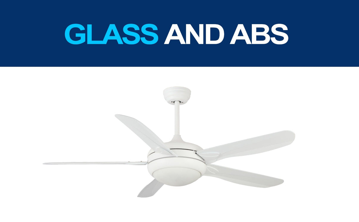 Daewoo 220 volt ceiling fan White with LED light remote 5 blades 220v 240 volts 50 hz DE - 56CFW01 - 220 - Electronics