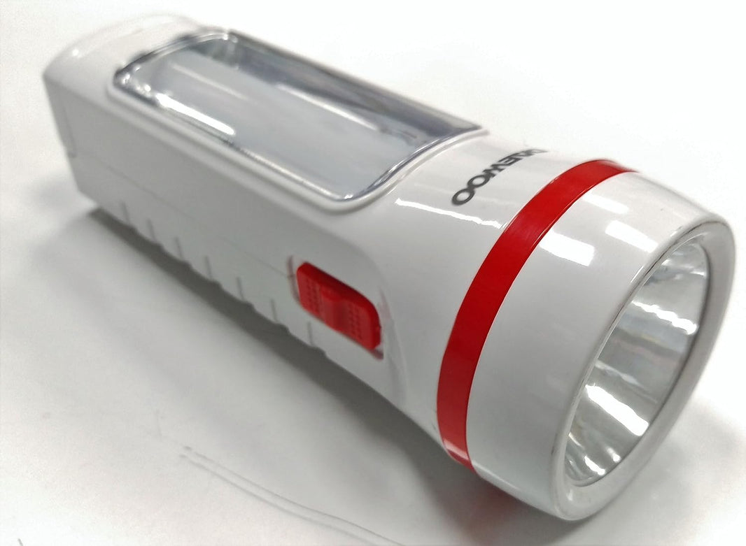 Daewoo 220 volts rechargeable torch flash light DRL1000 700 mAh LED MINI Torch Flashlight White color 110 volt 220v 240 volts 50 60 hz - 220 - Electronics