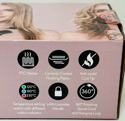 Daewoo DST3060 1" Curling iron & Hair straightener 2 in 1 220v 240 volts 50 60 hz - 220 - Electronics
