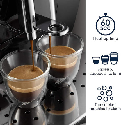 Delonghi 220 volts ECAM22.110.B espresso cappuccino machine professional 220v 240 volts 50 60 hz - 220 - Electronics