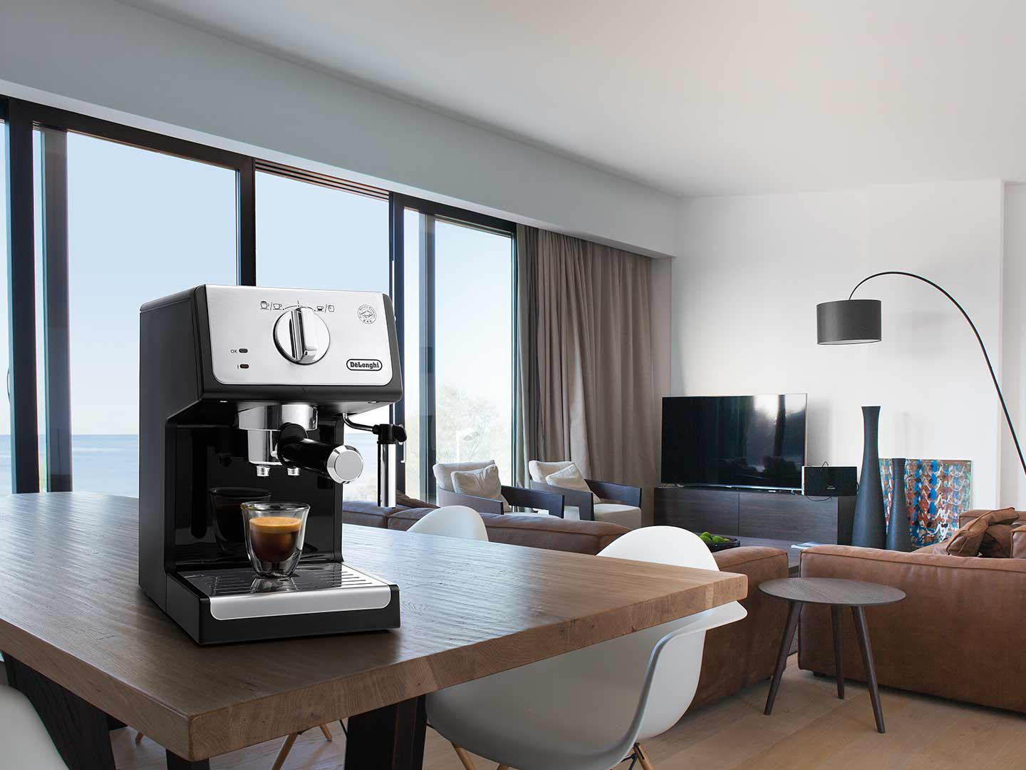 Delonghi 220 volts espresso machine ECP33.21.BK 15 Bar cappuccino coffee maker 220v 240 volt 50 60 hz - 220 - Electronics