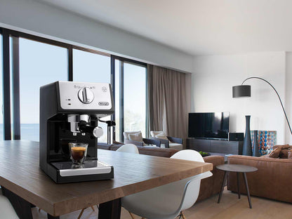 Delonghi 220 volts espresso machine ECP33.21.BK 15 Bar cappuccino coffee maker 220v 240 volt 50 60 hz - 220 - Electronics