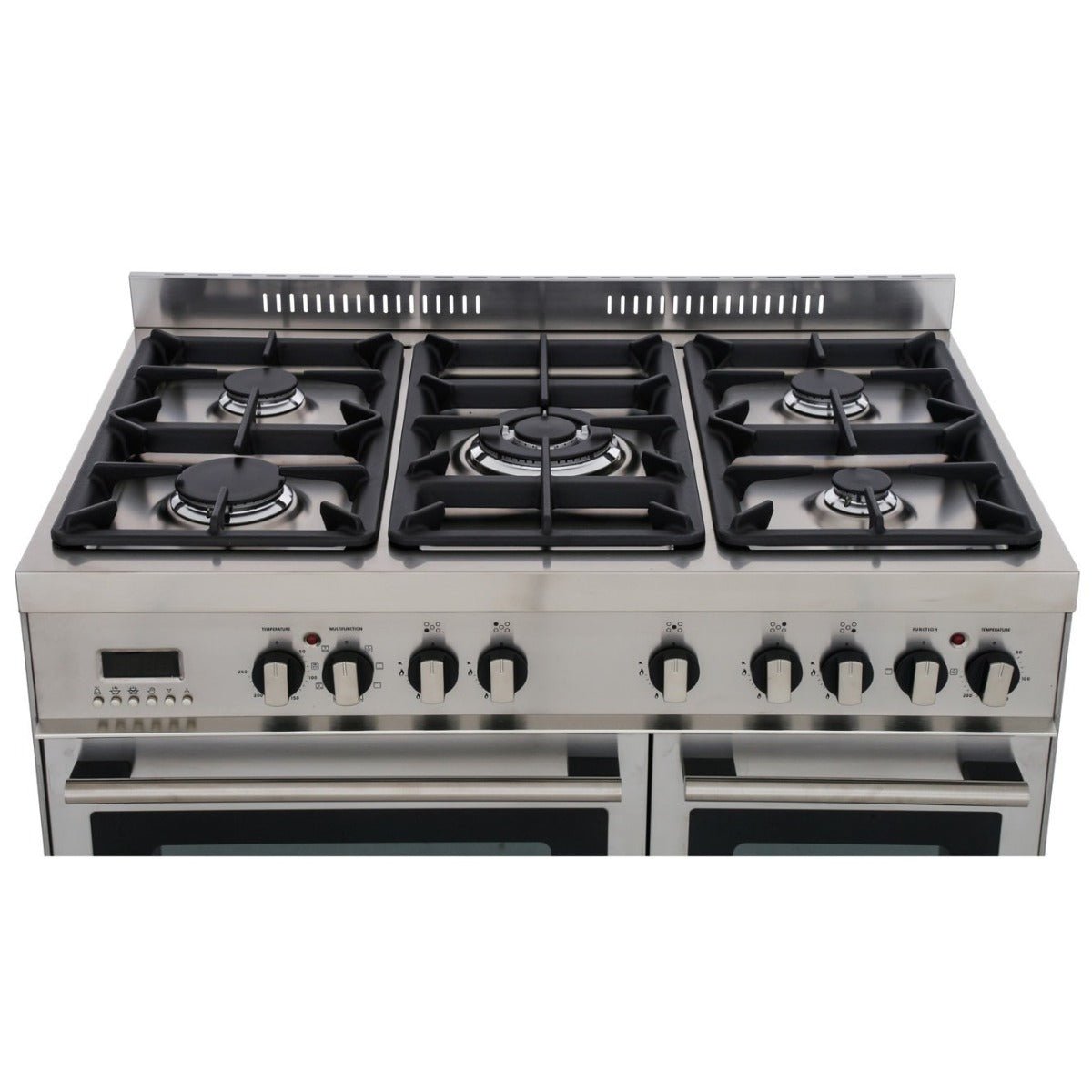 Delonghi DT906/220/RDF Professional 36 Inch Stainless Steel Gas range with 5 Burner and 2 Ovens Made in Italy 220 v 240 volts 50 hz - 220 - Electronics