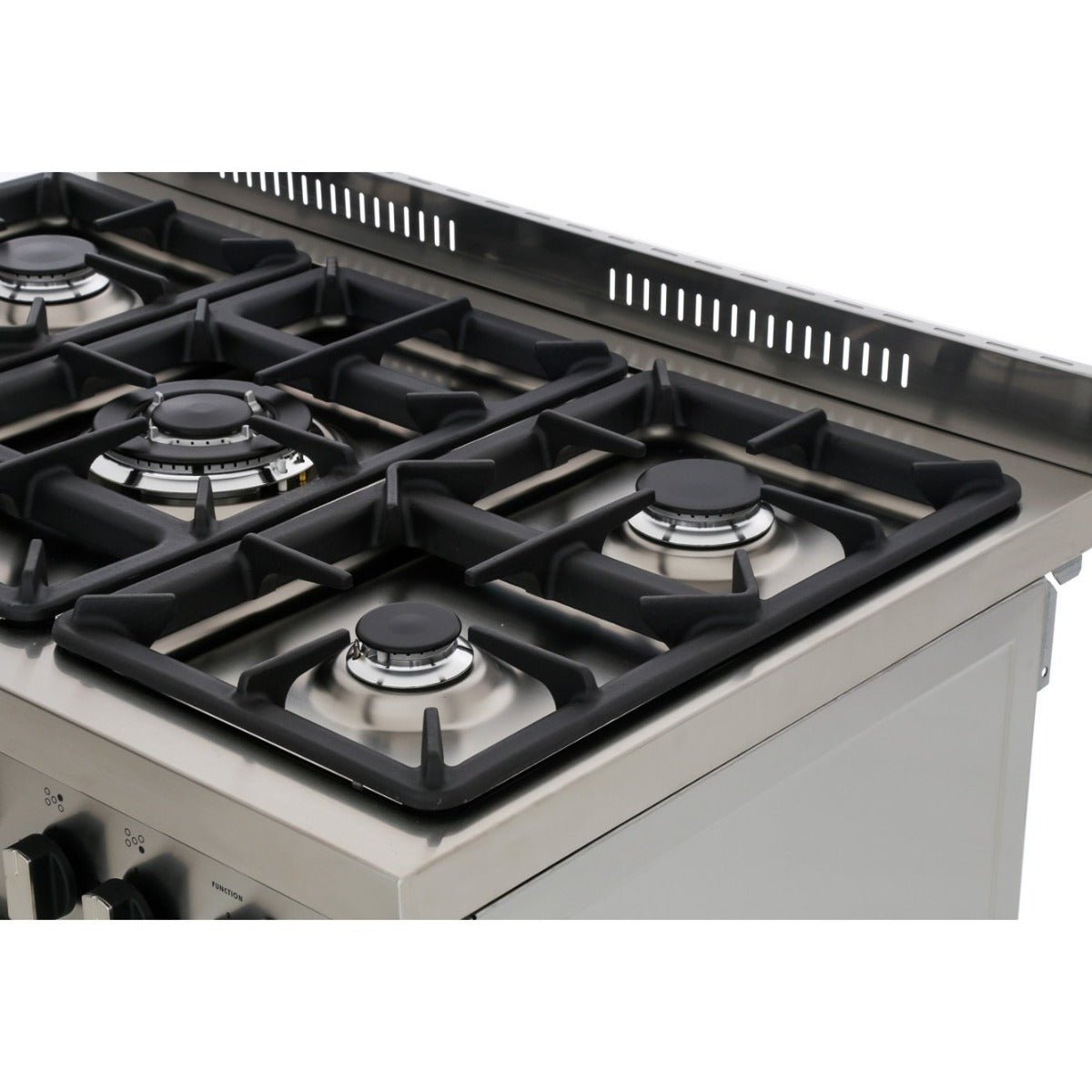 Delonghi DT906/220/RDF Professional 36 Inch Stainless Steel Gas range with 5 Burner and 2 Ovens Made in Italy 220 v 240 volts 50 hz - 220 - Electronics