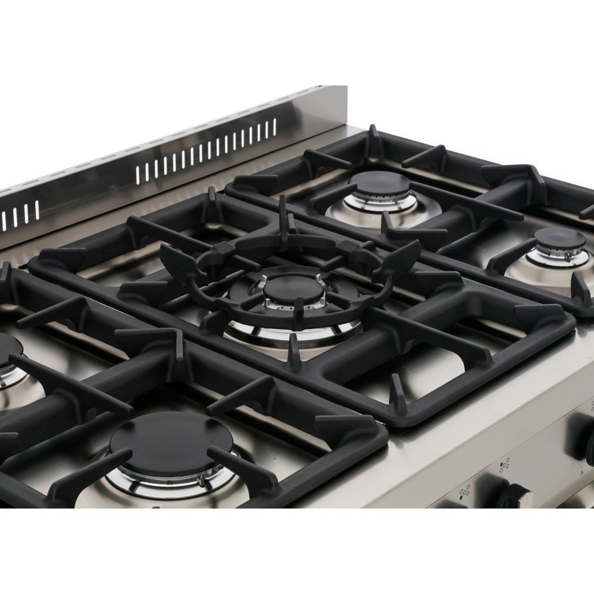 Delonghi DT906/220/RDF Professional 36 Inch Stainless Steel Gas range with 5 Burner and 2 Ovens Made in Italy 220 v 240 volts 50 hz - 220 - Electronics