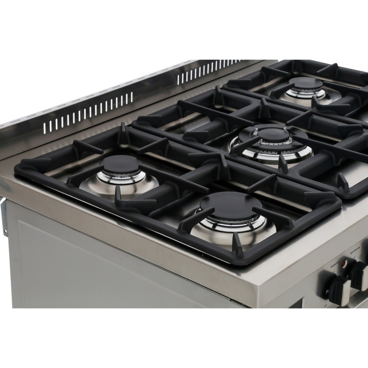 Delonghi DT906/220/RDF Professional 36 Inch Stainless Steel Gas range with 5 Burner and 2 Ovens Made in Italy 220 v 240 volts 50 hz - 220 - Electronics