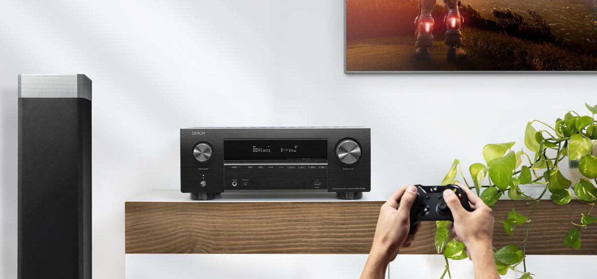 Denon AVC - X2700H 220 volt AV Receiver amplifier 7.2 Channel 8k bluetooth HEOS 220v 240 volt - 220 - Electronics