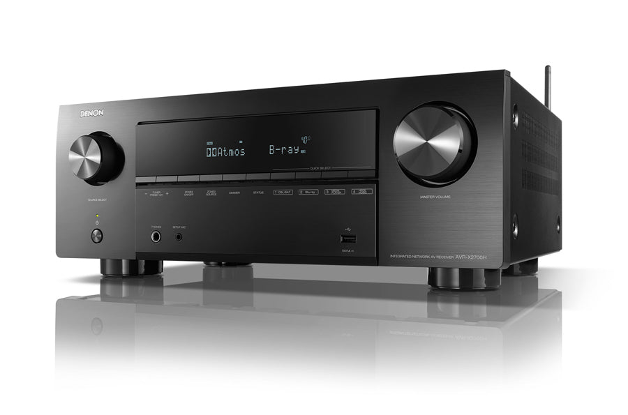 Denon AVC - X2700H 220 volt AV Receiver amplifier 7.2 Channel 8k bluetooth HEOS 220v 240 volt - 220 - Electronics