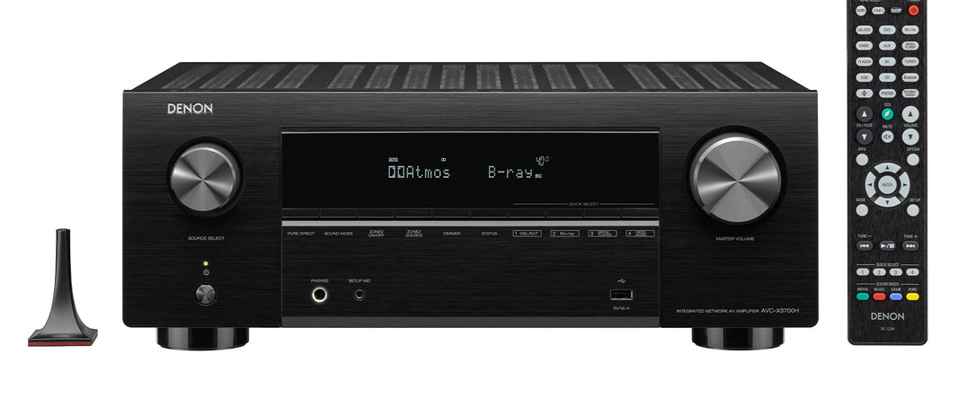 Denon AVC - X3700H 220 volt AV Receiver Amplifier 9.2 Channel 8k Bluetooth HEOS 220v 240 volt - 220 - Electronics