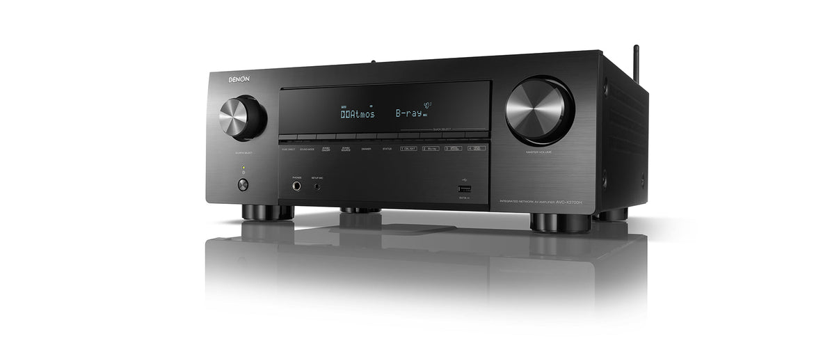 Denon AVC - X3700H 220 volt AV Receiver Amplifier 9.2 Channel 8k Bluetooth HEOS 220v 240 volt - 220 - Electronics