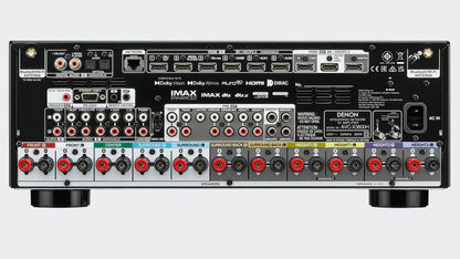 Denon AVC - X3800H 220 volt AV Receiver Amplifier 9.4 Channel 8k Bluetooth HEOS 220v 240 volt - 220 - Electronics
