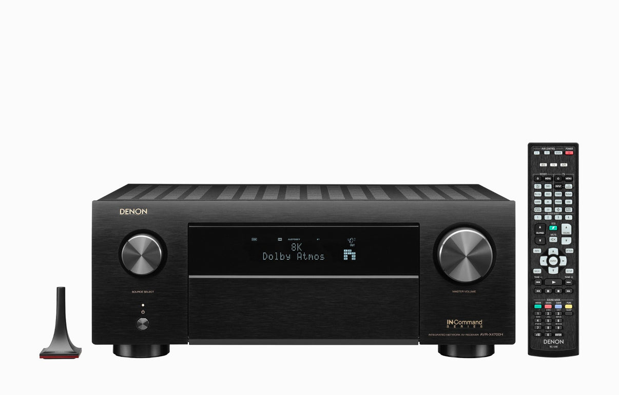 Denon AVC - X4700H 220 volt AV Receiver Amplifier 9.2 Channel 8k Bluetooth HEOS 220v 240 volt - 220 - Electronics