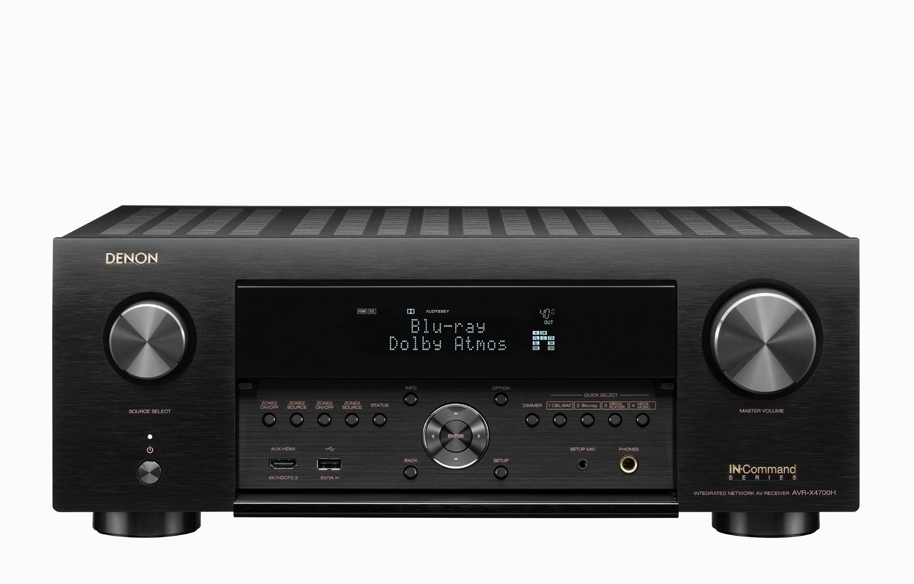 Denon AVC - X4700H 220 volt AV Receiver Amplifier 9.2 Channel 8k Bluetooth HEOS 220v 240 volt - 220 - Electronics