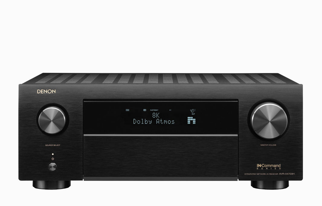 Denon AVC - X4700H 220 volt AV Receiver Amplifier 9.2 Channel 8k Bluetooth HEOS 220v 240 volt - 220 - Electronics