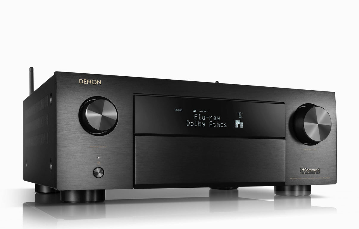 Denon AVC - X4700H 220 volt AV Receiver Amplifier 9.2 Channel 8k Bluetooth HEOS 220v 240 volt - 220 - Electronics