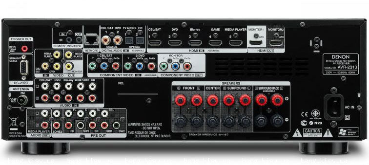 DENON AVレシーバー Denon AVR-2313 220 Volt AV Receiver