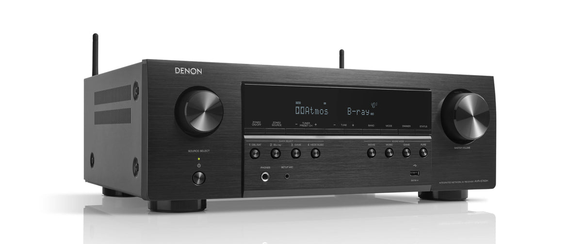 Denon AVR - S760H 220 volt av receiver amplifier 7.2 Ch 8k AV receiver with voice control and Heos Bluetooth - 220 - Electronics