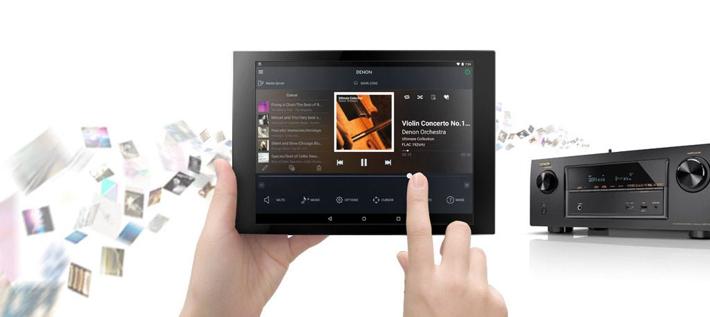 DENON AVアンプ AVR-X1200W リモコン Bluetooth 快調 DENON AVR-X1200W 7.2-CH NETWORK AV RECEIVER WITH DOLBY ATMOS