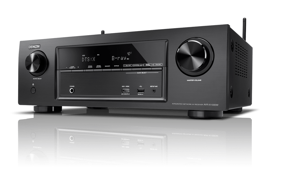 Denon AVR-X1300W 7.2 Channel 220 Volt Audio/Video Receiver with Wi-Fi Denon AVR-X1300W 7.2 Channel 220 Volt Audio/Video Receiver with Wi-Fi