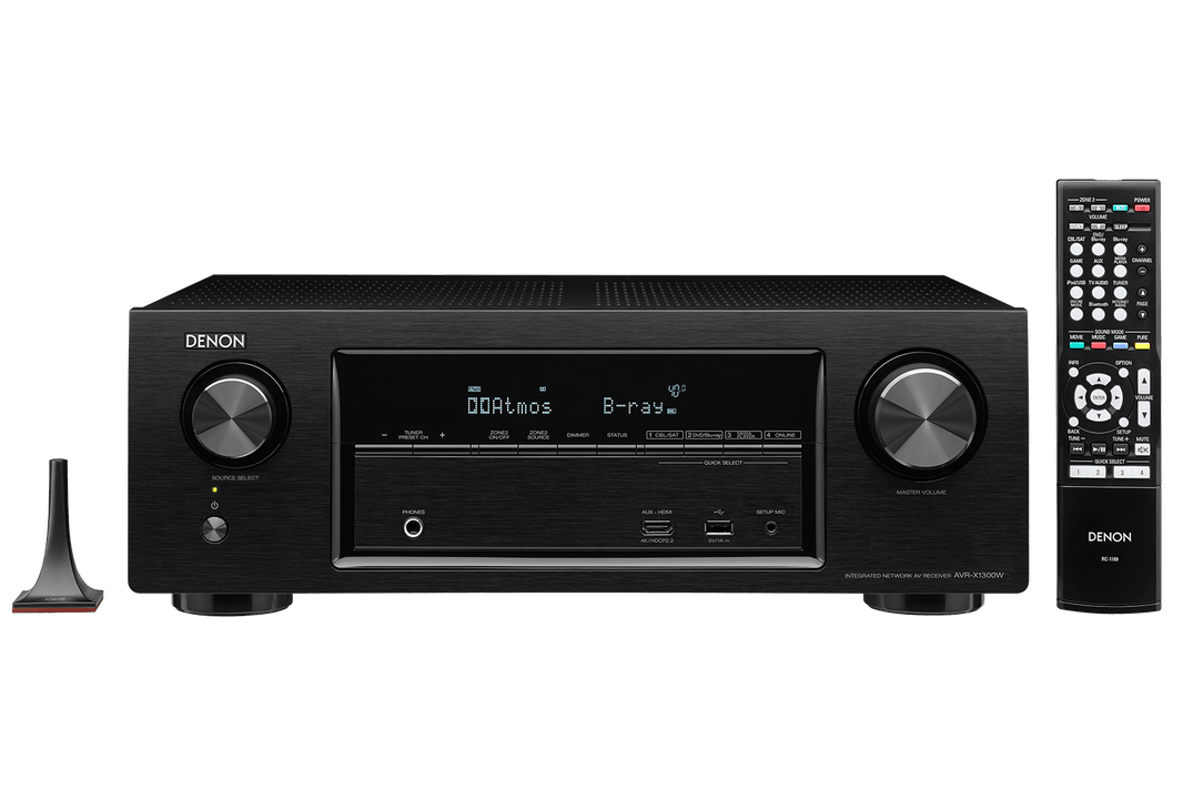 Denon AVR - X1300W 7.2 Channel 220 Volt Audio/Video Receiver with Wi - Fi - 220 - Electronics