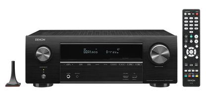 Denon AVR - X1600 220 volt 7.2 Channel 4K Ultra HD AV Receiver with 3D Audio and HEOS Built - In 220v 240 volts 50 hz / 60 hz - 220 - Electronics