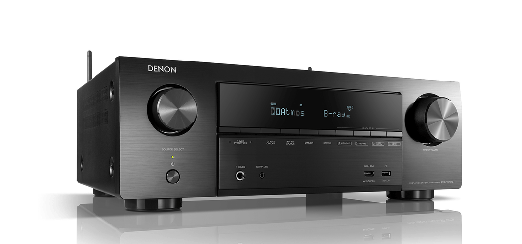 Denon AVR - X1600 220 volt 7.2 Channel 4K Ultra HD AV Receiver with 3D Audio and HEOS Built - In 220v 240 volts 50 hz / 60 hz - 220 - Electronics