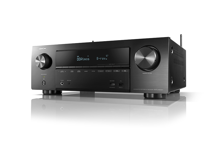 Denon AVR - X1600 220 volt 7.2 Channel 4K Ultra HD AV Receiver with 3D Audio and HEOS Built - In 220v 240 volts 50 hz / 60 hz - 220 - Electronics