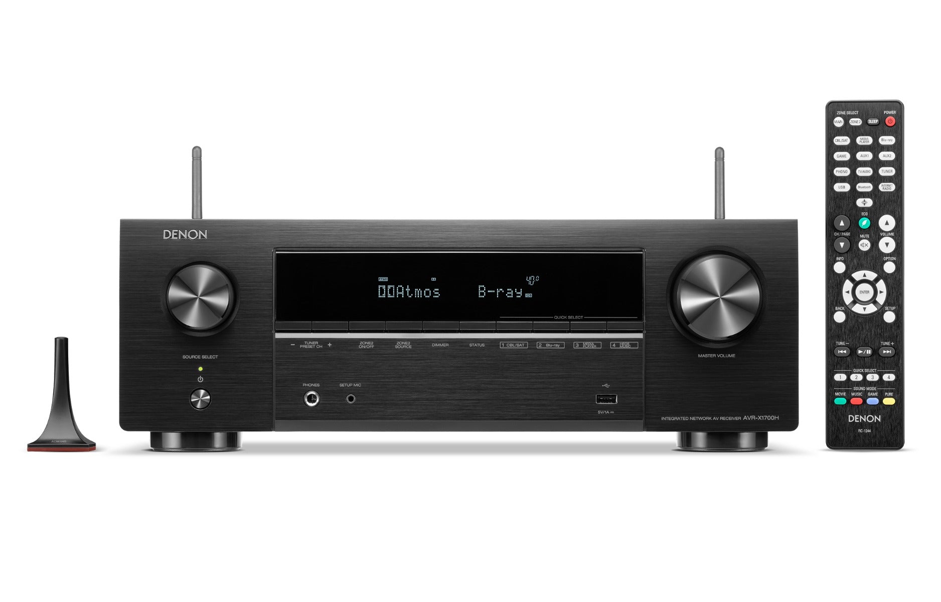 Denon AVR-X1700H 220 volt AV Receiver amplifier 7.2 Channel 8k