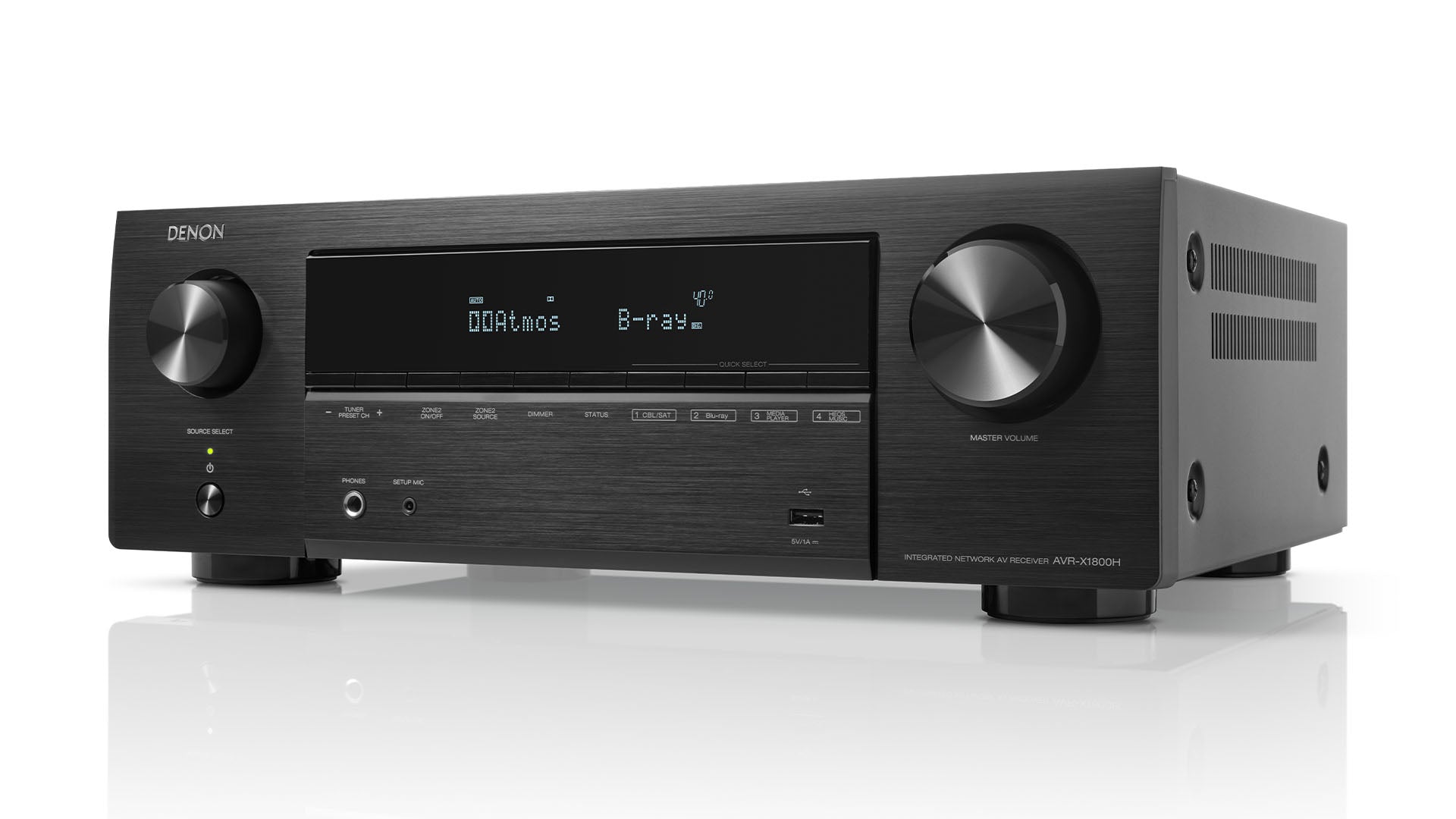 Denon AVR - X1800H 220 volt AV Receiver Amplifier 7.2 Channel 8k Bluetooth HEOS 220v 240 volt 50hz 60 hz - 220 - Electronics