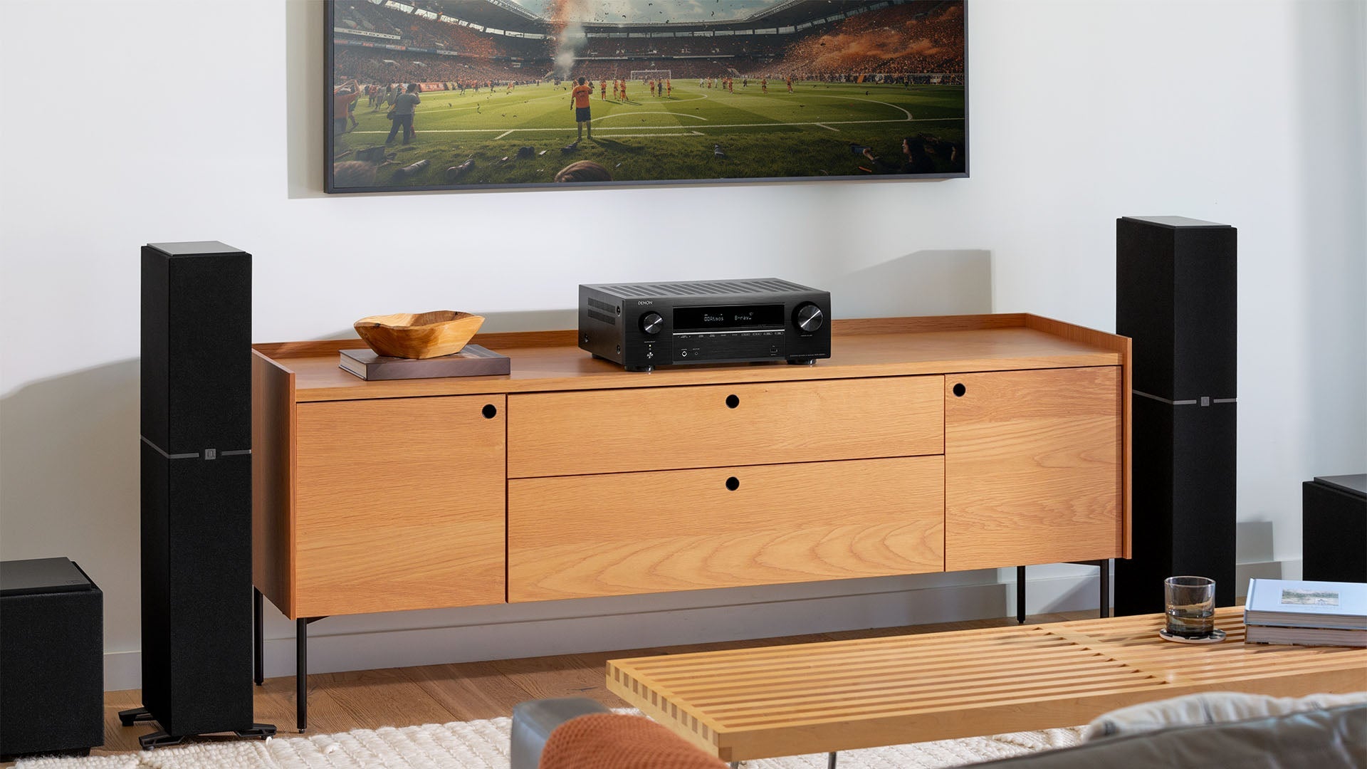 Denon AVR-X1800H 220 volt AV Receiver Amplifier 7.2 Channel 8k Bluetoo