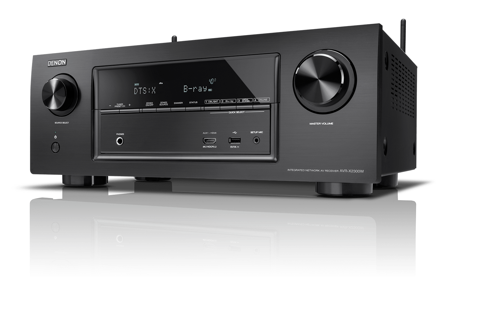 Denon AVR - X2300W 7.2 Channel 220 Volt Audio/Video Receiver with Wi - Fi - 220 - Electronics