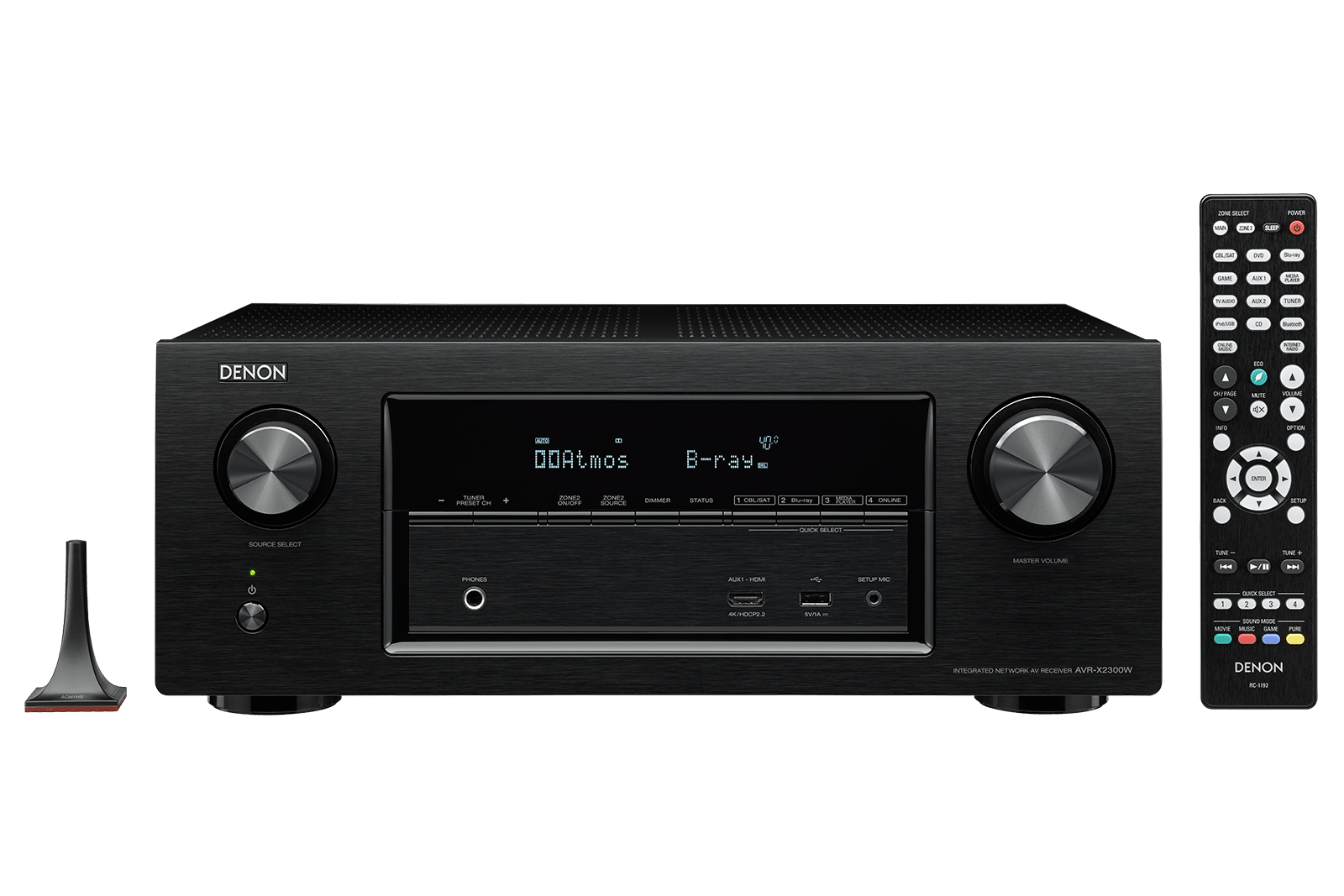 Denon AVR - X2300W 7.2 Channel 220 Volt Audio/Video Receiver with Wi - Fi - 220 - Electronics