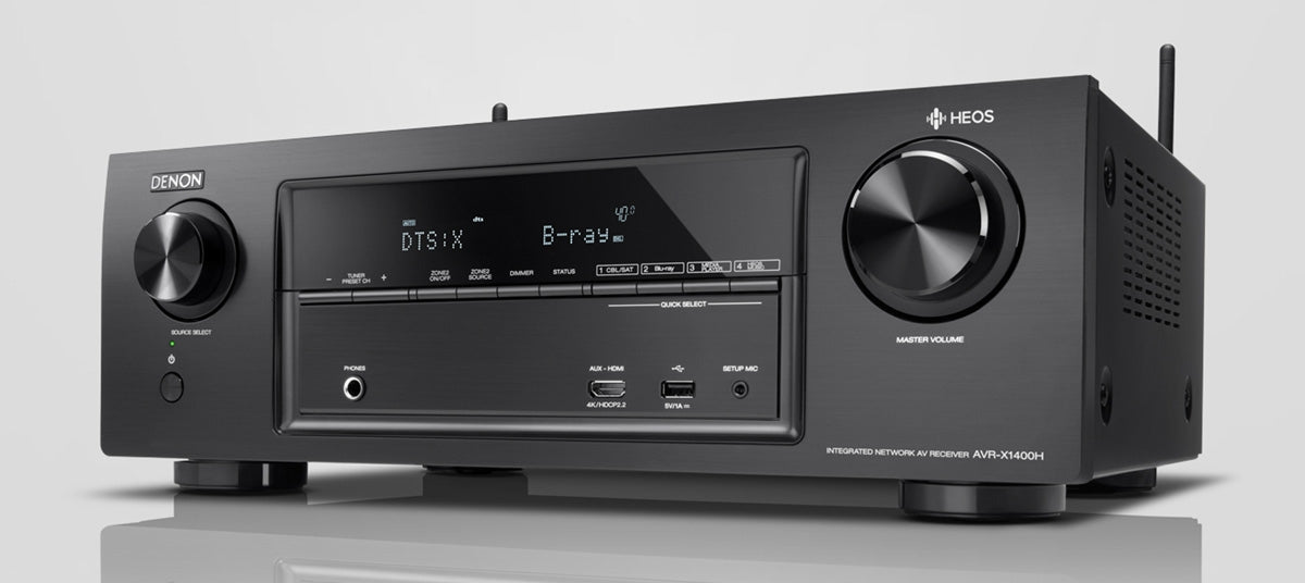 Denon AVR-X2400H 7.2 Channel Audio Video Receiver for 220