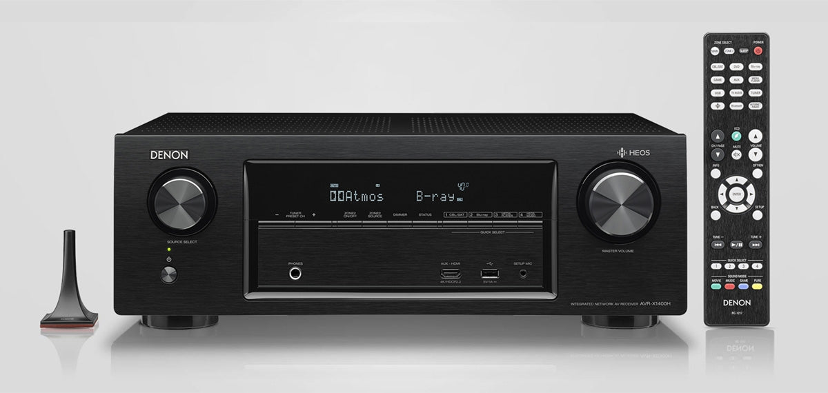 【ラジ】DENON AVR-X2400H ネットワークAVレシーバー Denon AVR-X2400H 7.2 Channel Audio Video Receiver for 220/240 Volts