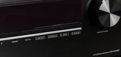 Denon AVR - X250BT 220 volts AV Receiver Amplifier 5.1 Ch. 4K Ultra HD with Bluetooth 220v 240 volt - 220 - Electronics