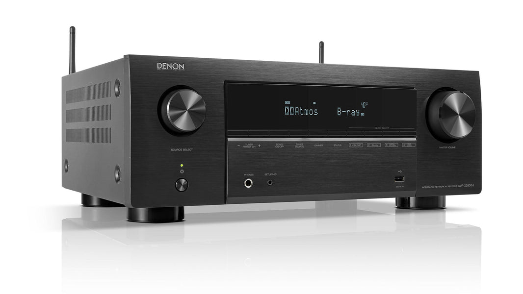 Denon AVR - X2800H 220 volt AV Receiver amplifier 7.2 Channel 8k bluetooth HEOS 220v 240 volt - 220 - Electronics