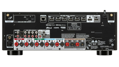 Denon AVR - X2800H 220 volt AV Receiver amplifier 7.2 Channel 8k bluetooth HEOS 220v 240 volt - 220 - Electronics
