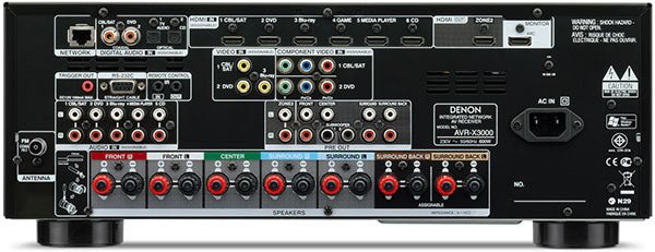 Denon AVR - X3000 220 volts/ 240 volts Receiver Amplifier Amp - 220v volt electronics