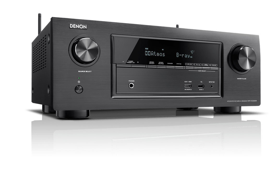 Denon AVR - X3300W 7.2 Channel 220 Volt Audio/Video Receiver with Wi - Fi - 220 - Electronics