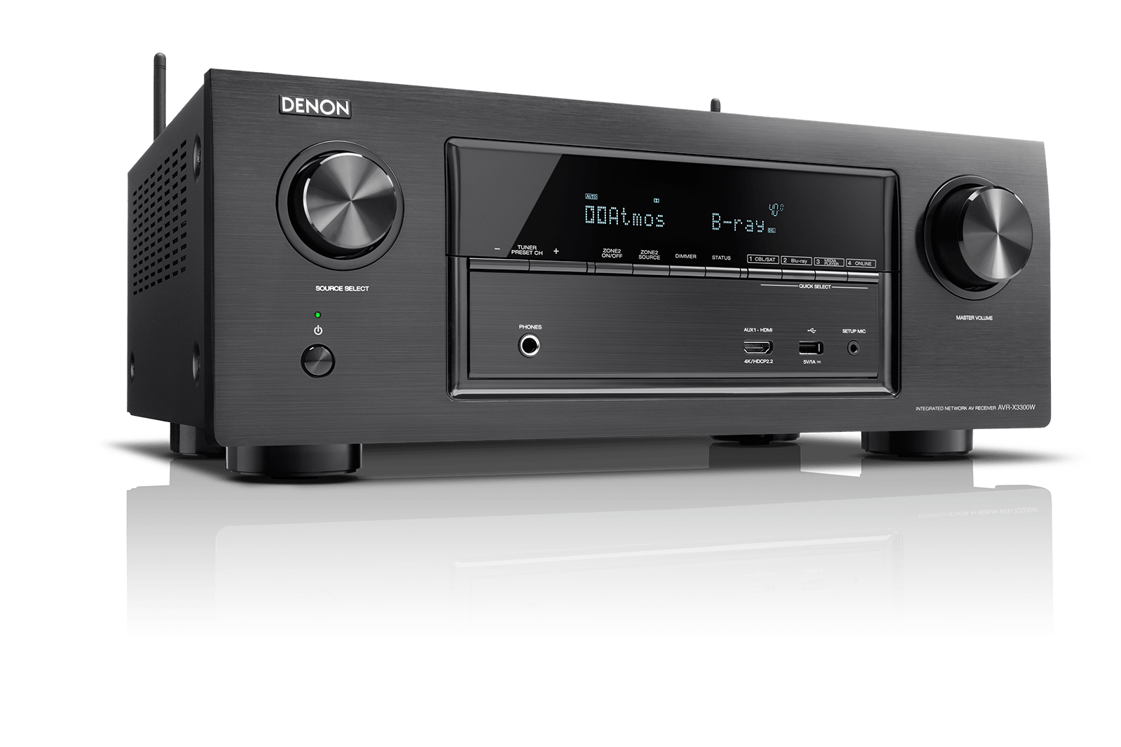 Denon AVR - X3300W 7.2 Channel 220 Volt Audio/Video Receiver with Wi - Fi - 220 - Electronics