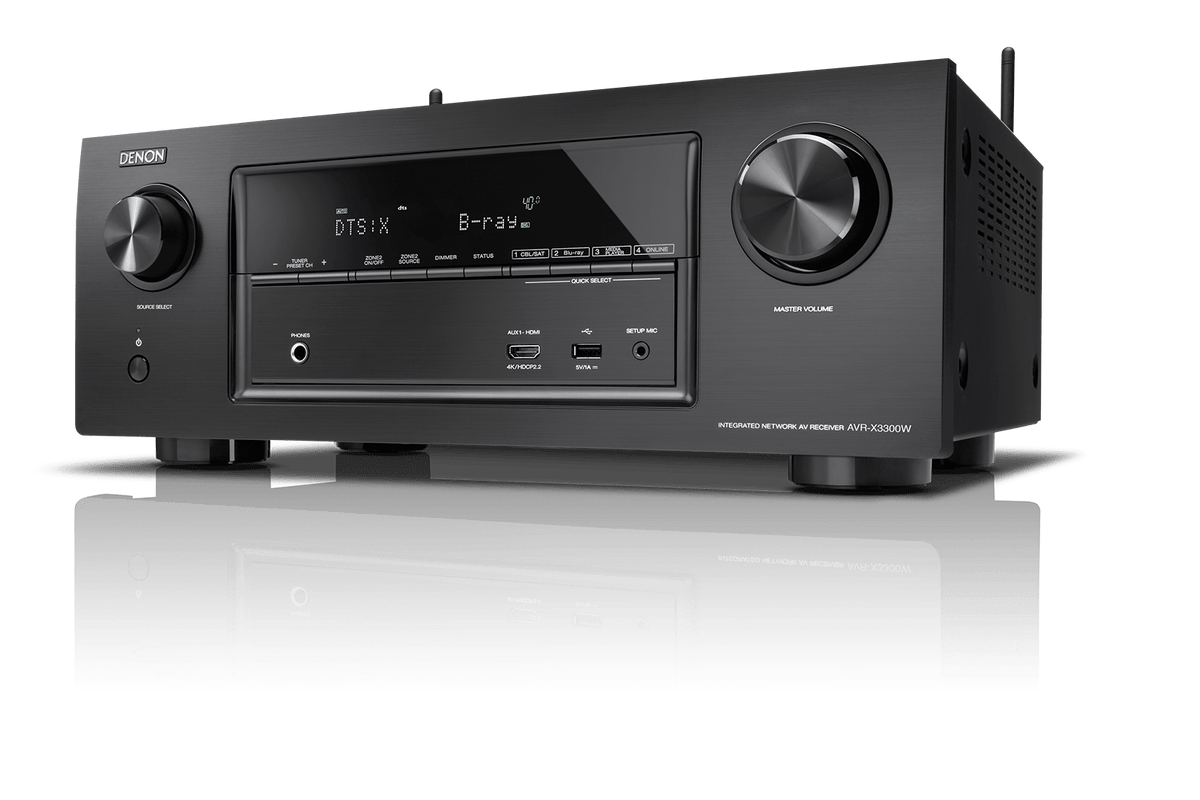 Denon AVR-X3300W 7.2 Channel 220 Volt Audio/Video Receiver with Wi-Fi