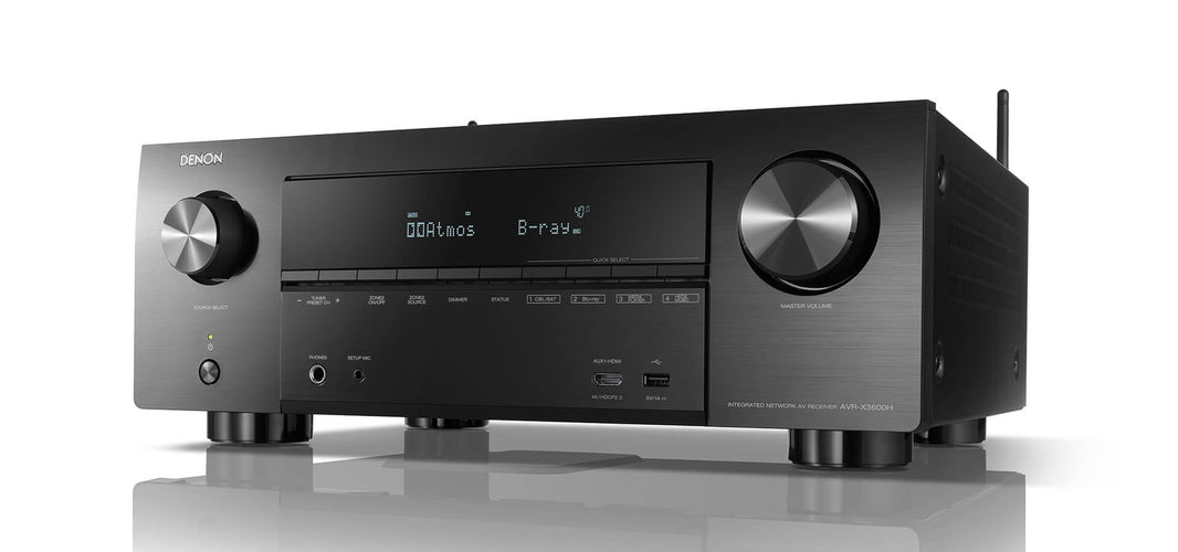 Denon AVR - X3600 220 volt 9.2 Channel 4K Ultra HD AV Receiver with 3D Audio and HEOS Built in 220 v 240 volts 50 hz 60 hz - 220 - Electronics