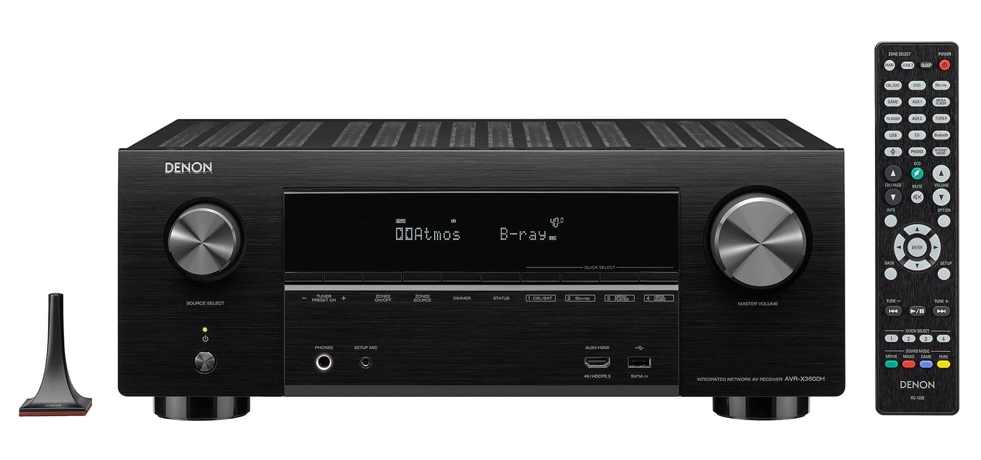 Denon AVR - X3600 220 volt 9.2 Channel 4K Ultra HD AV Receiver with 3D Audio and HEOS Built in 220 v 240 volts 50 hz 60 hz - 220 - Electronics