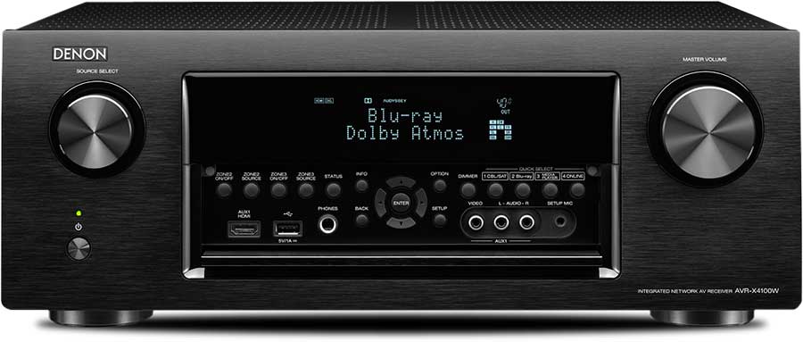 Denon AVR-X4100W Receiver 220/240 Volts