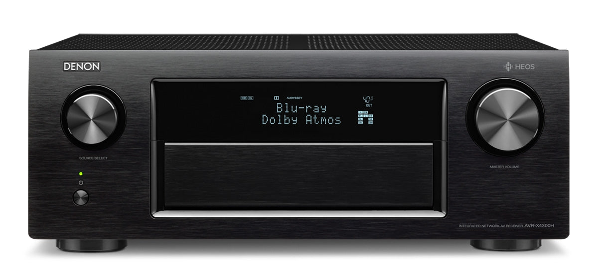 DENON AVR-X4300H AVレシーバー ブラック AVR-X4300H - 9.2 Ch. 125W 4K AV Receiver with HEOS® Built-in