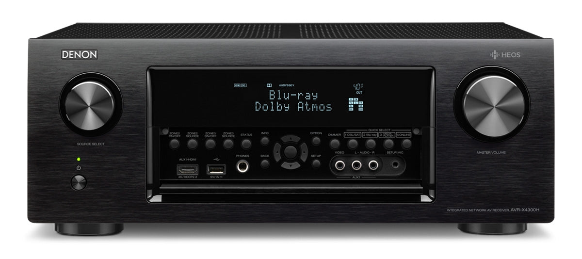 DENON - DENON AVアンプ AVR-X4300H AVR-X4300H - 9.2 Ch. 125W 4K AV Receiver with HEOS® Built-in