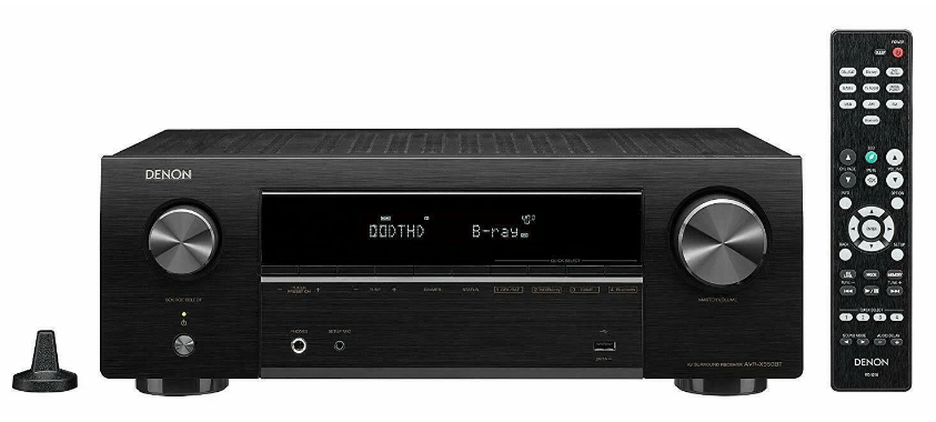 Denon AVR - X550BT 220 volt 5.2 channel Bluetooth av receiver 220v 240 volts 50 hz - 220 - Electronics
