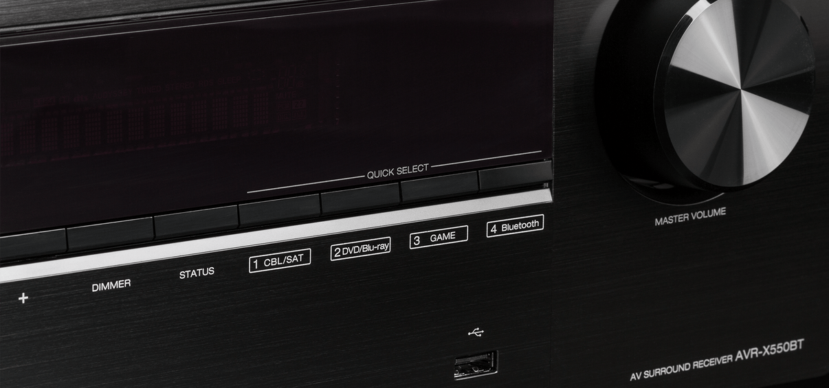 Denon AVR-X550 220 volt 5.2 channel Bluetooth av receiver