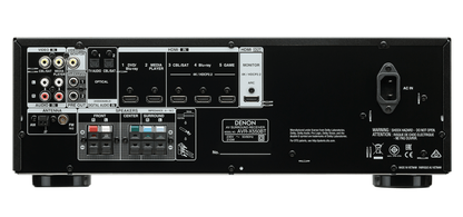 Denon AVR - X550BT 220 volt 5.2 channel Bluetooth av receiver 220v 240 volts 50 hz - 220 - Electronics