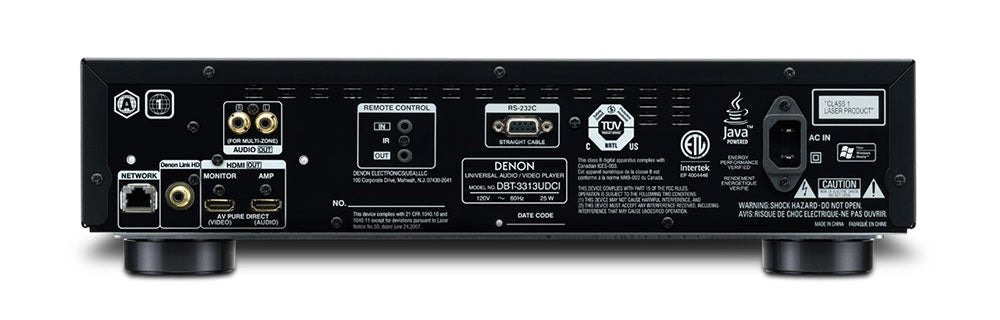 Denon DBT - 3313UDCI Region Free Blu - Ray DVD Player - 220v volt electronics